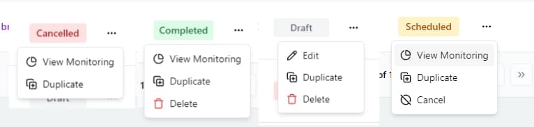 waba broadcast
action