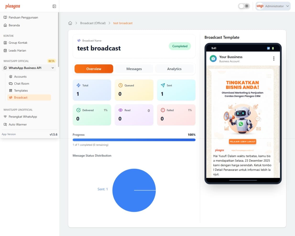 waba broadcast
overview